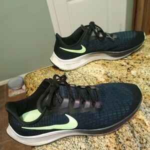 Nike Running Shoes Men's Sz 12.5 US Air Zoom Pegasus 37 BQ9646-001 Valerian Blue